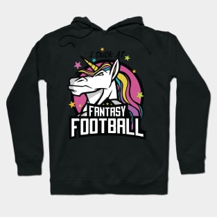 Einhorn Fantasie Fußball Hoodie